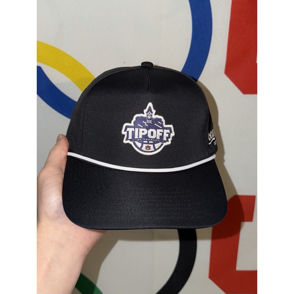 Auburn Tigers Basketball Tip Off At Toomers Hat Cap Black Rope Coke Zero